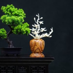 Bình hoa gỗ mini