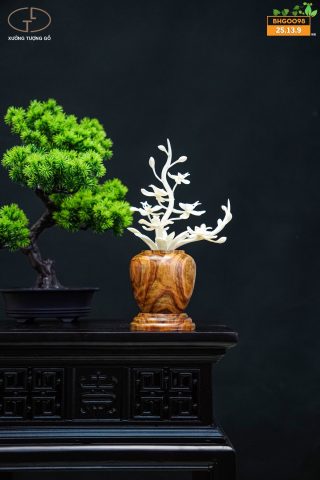 Bình hoa gỗ mini Bình hoa gỗ mini