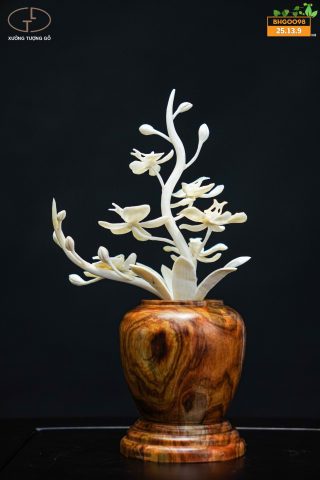 Bình hoa gỗ mini Bình hoa gỗ mini