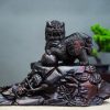 Lân sư vườn ngọc gỗ trắc Lân sư vườn ngọc gỗ trắc