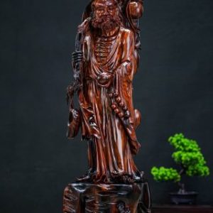 Đạt ma đứng gỗ trắc