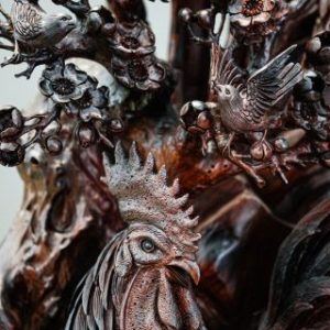 Gia đình gà gỗ trắc