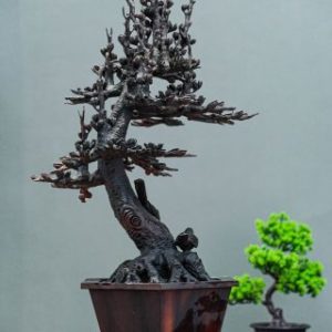 Bình hoa mai gỗ trắc Bình hoa mai gỗ trắc