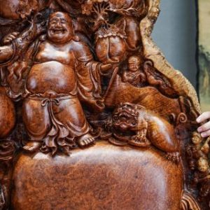 Di lạc tứ linh gỗ nu hương Di lạc tứ linh gỗ nu hương