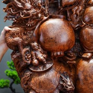 Di lạc tứ linh gỗ nu hương Di lạc tứ linh gỗ nu hương