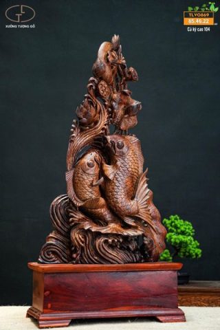Cá chép gỗ cẩm