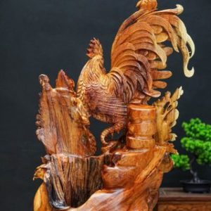 Gia đình gà gỗ hương