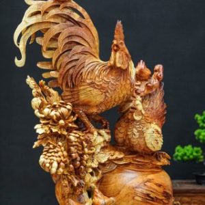 Gia đình gà gỗ hương
