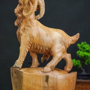 Dê gỗ ngọc am đứng vàng Dê gỗ ngọc am đứng vàng