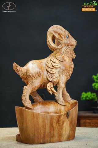 Dê gỗ ngọc am đứng vàng