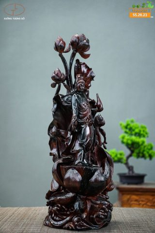 phật bà gỗ trắc phật bà gỗ trắc