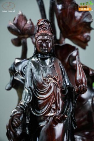 phật bà gỗ trắc