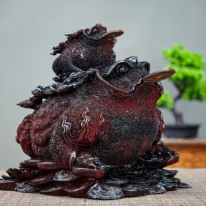 Thiềm thừ mẫu tử gỗ trắc