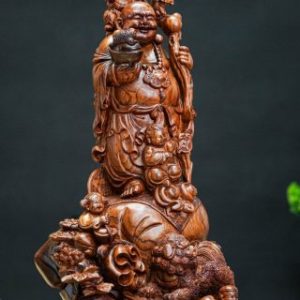 di lặc ngũ phúc gỗ sưa
