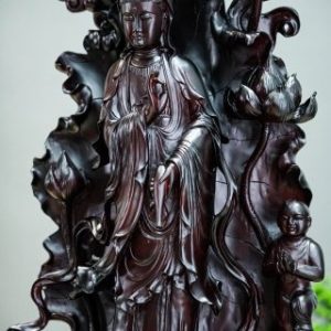 quan âm gỗ trắc quan âm gỗ trắc