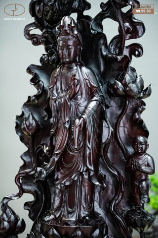 quan âm gỗ trắc quan âm gỗ trắc