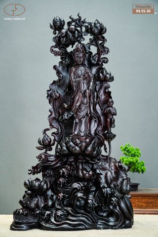 quan âm gỗ trắc quan âm gỗ trắc