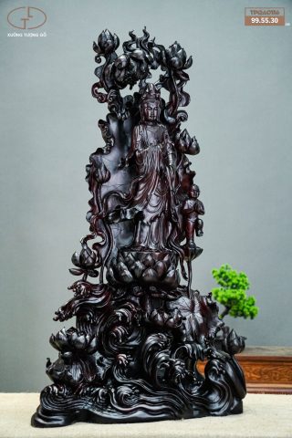 quan âm gỗ trắc quan âm gỗ trắc
