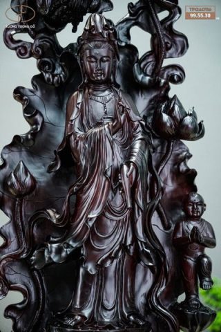 quan âm gỗ trắc