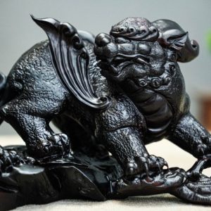 lân sư mẫu tử gỗ trắc lân sư mẫu tử gỗ trắc