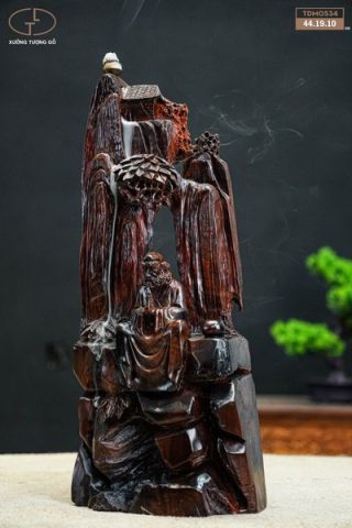 đạt ma ngồi thiền xông trầm