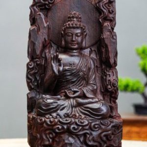 phật bà gỗ tử đàn ấn độ
