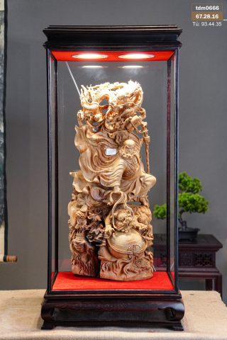 Tượng Đạt Ma Hàng Long Phục Lân Gỗ Hoàng Đàn Tuyết Lạng Sơn Tượng Đạt Ma Hàng Long Phục Lân Gỗ Hoàng Đàn Tuyết Lạng Sơn