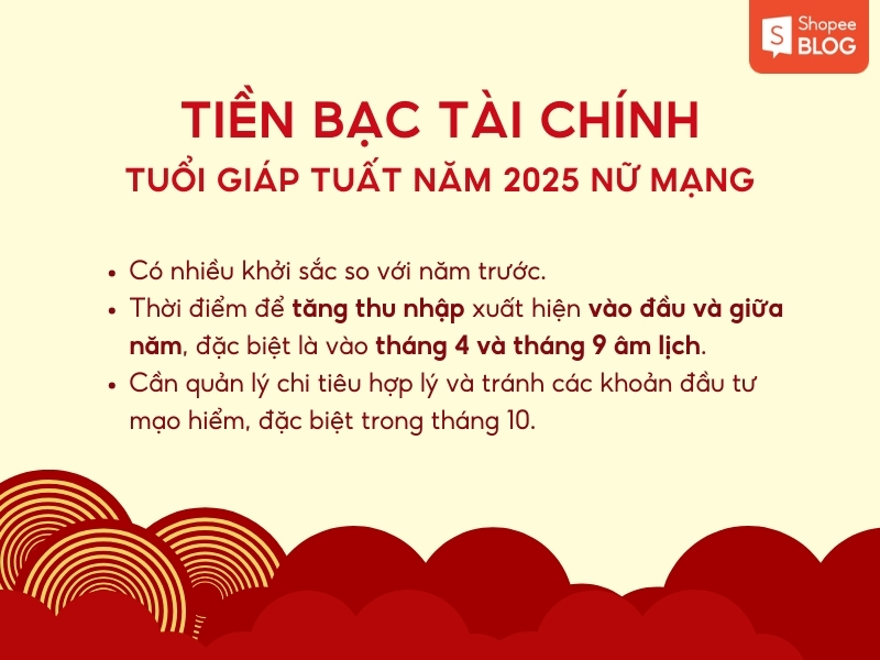 Tử Vi Giáp Tuất 2025 Nữ Mạng: Bức Tranh Toàn Diện Về Vận May, Tài Lộc Và Tình Duyên