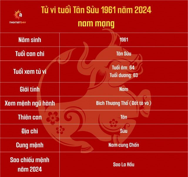 Tử Vi Tuổi Quý Sửu Năm 2024 Nam Mạng: Luận Giải Chi Tiết Vận Hạn – Tài Lộc – Sức Khỏe