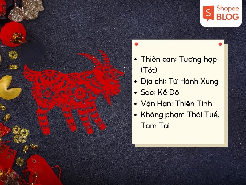 Sao chiếu mệnh tuổi Kỷ Mùi 2024 nữ mạng