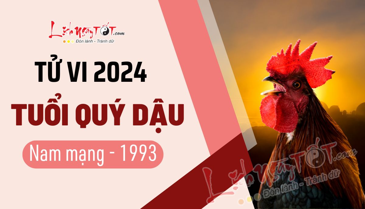 Tuổi Quý Dậu 1993 năm 2024