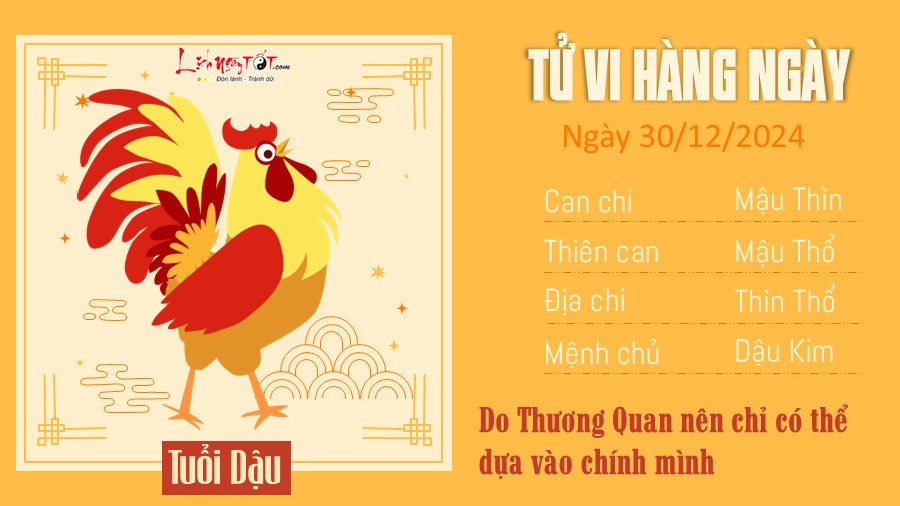 Tử vi ngày 30/12 của 12 con giáp: Dự đoán vận trình hôm nay chi tiết nhất