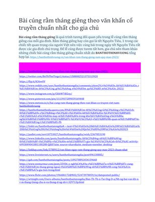 Bài cúng rằm tháng giêng chuẩn và đầy đủ nhất