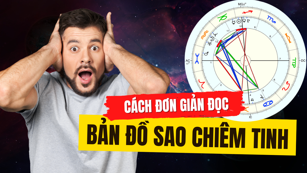 Bản đồ sao chiêm tinh cơ bản cho người mới bắt đầu