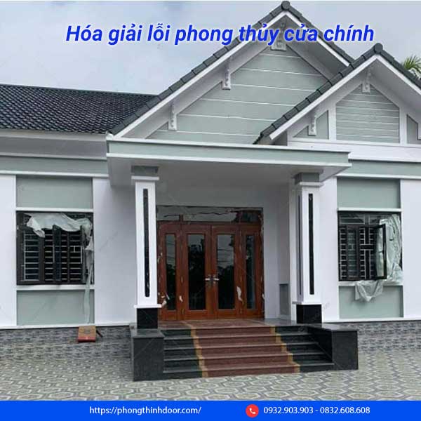 Phong thuỷ cửa chính và ý nghĩa trong thiết kế nhà