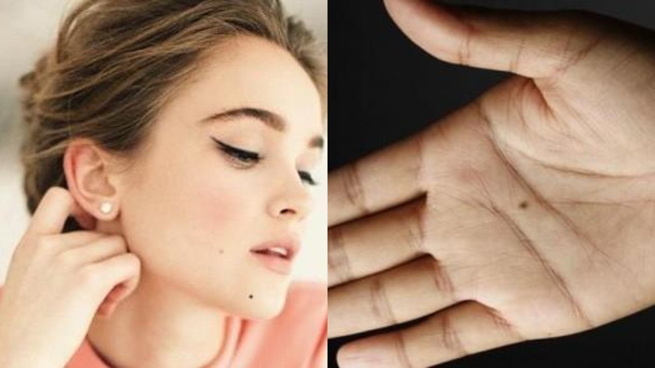Vị trí nốt ruồi may mắn trên cơ thể