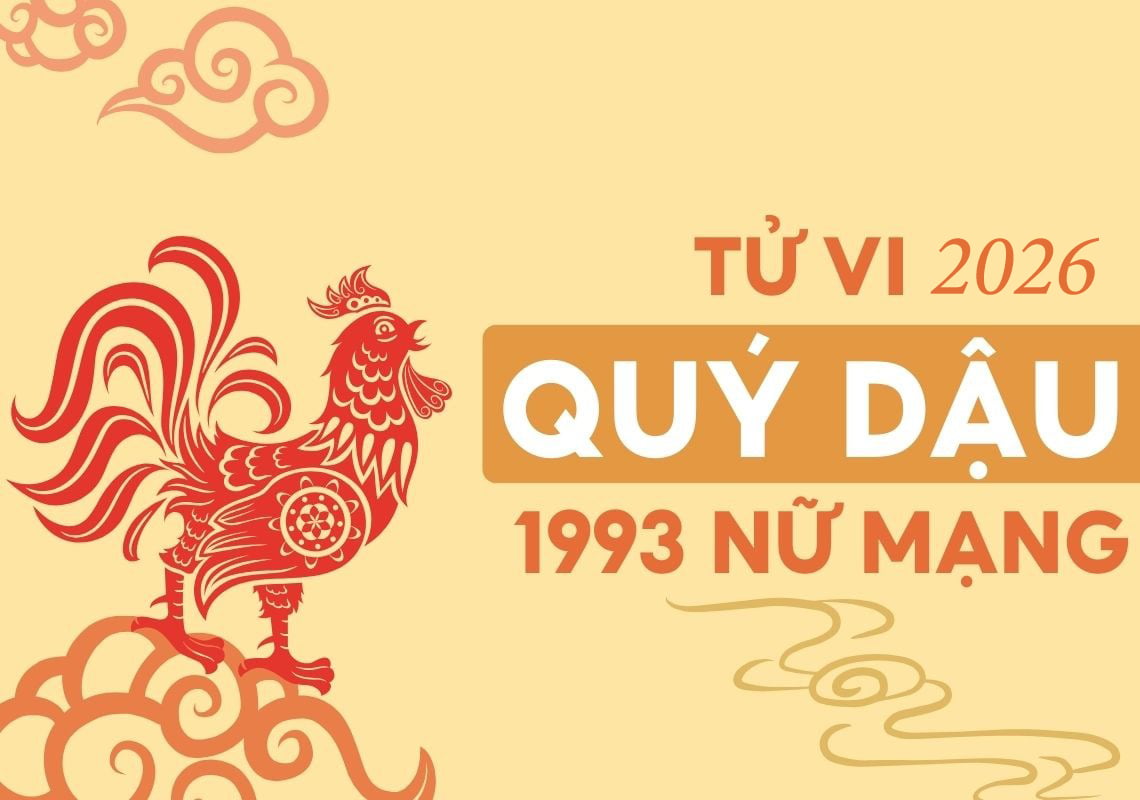 Tử vi nữ Quý Dậu 1993 năm 2026 chi tiết