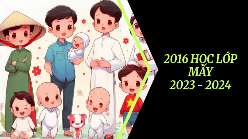 Học sinh sinh năm 2016 học lớp mấy năm 2026