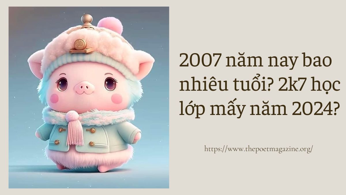Học sinh sinh năm 2007 bao nhiêu tuổi năm 2026