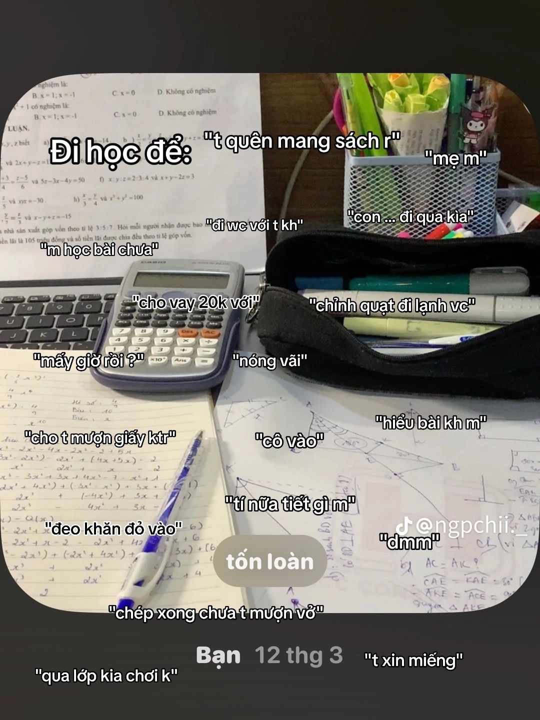 Học sinh mơ thấy đi học trên lớp