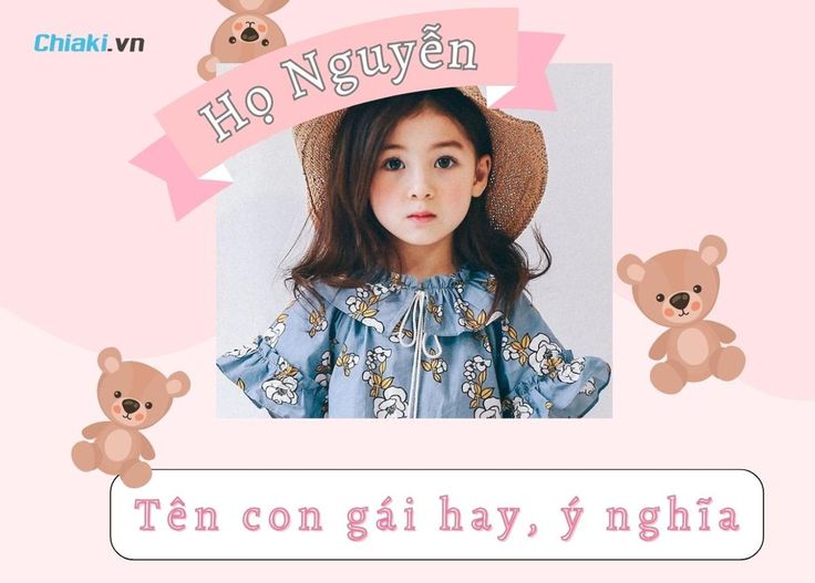 Bé gái dễ thương với những tên con gái hay