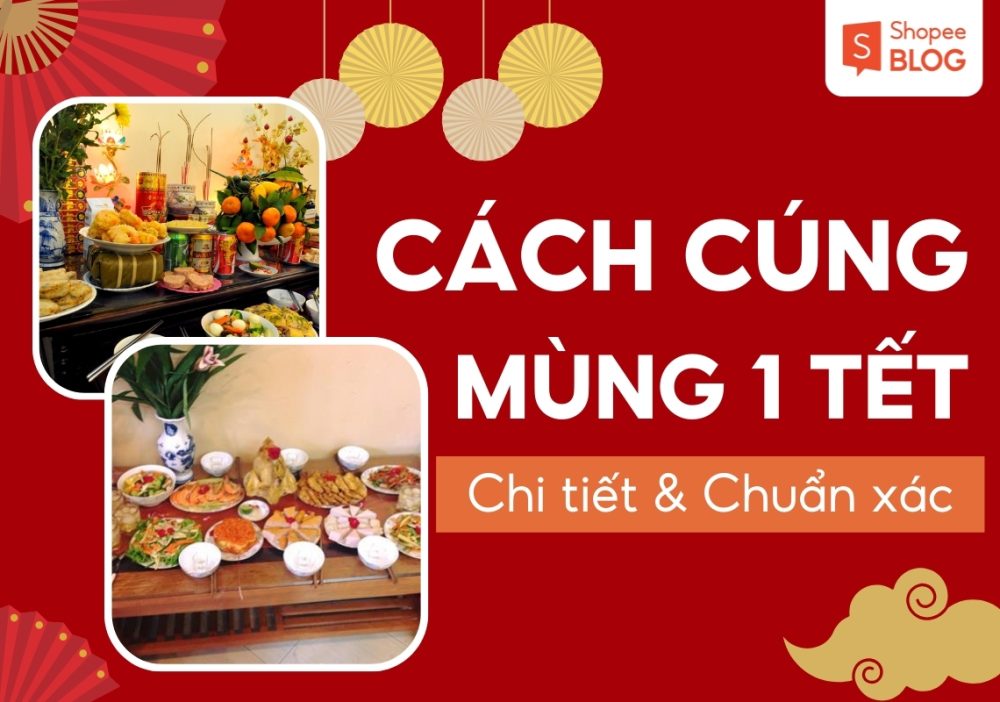 Bài cúng sáng mùng 1 Tết đầy đủ trên bàn thờ gia tiên