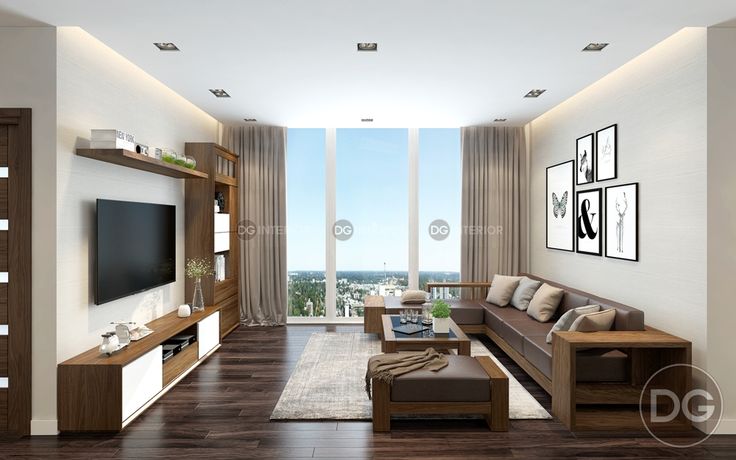 Phòng khách hiện đại hợp mệnh hoả sang trọng