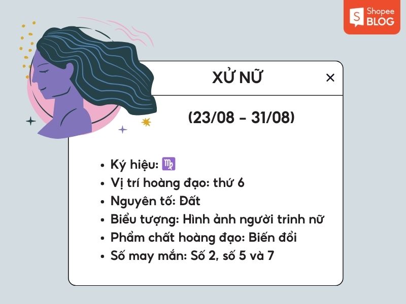 Sinh ngày 31 tháng 8 thuộc cung nào