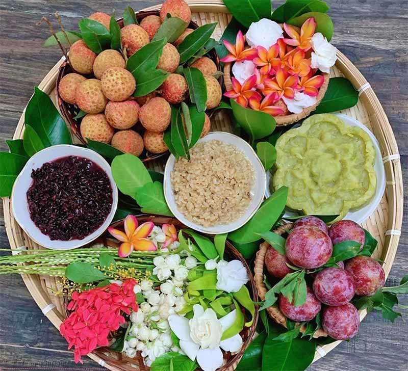 Mâm cúng lễ tết Đoan Ngọ truyền thống đủ lễ vật