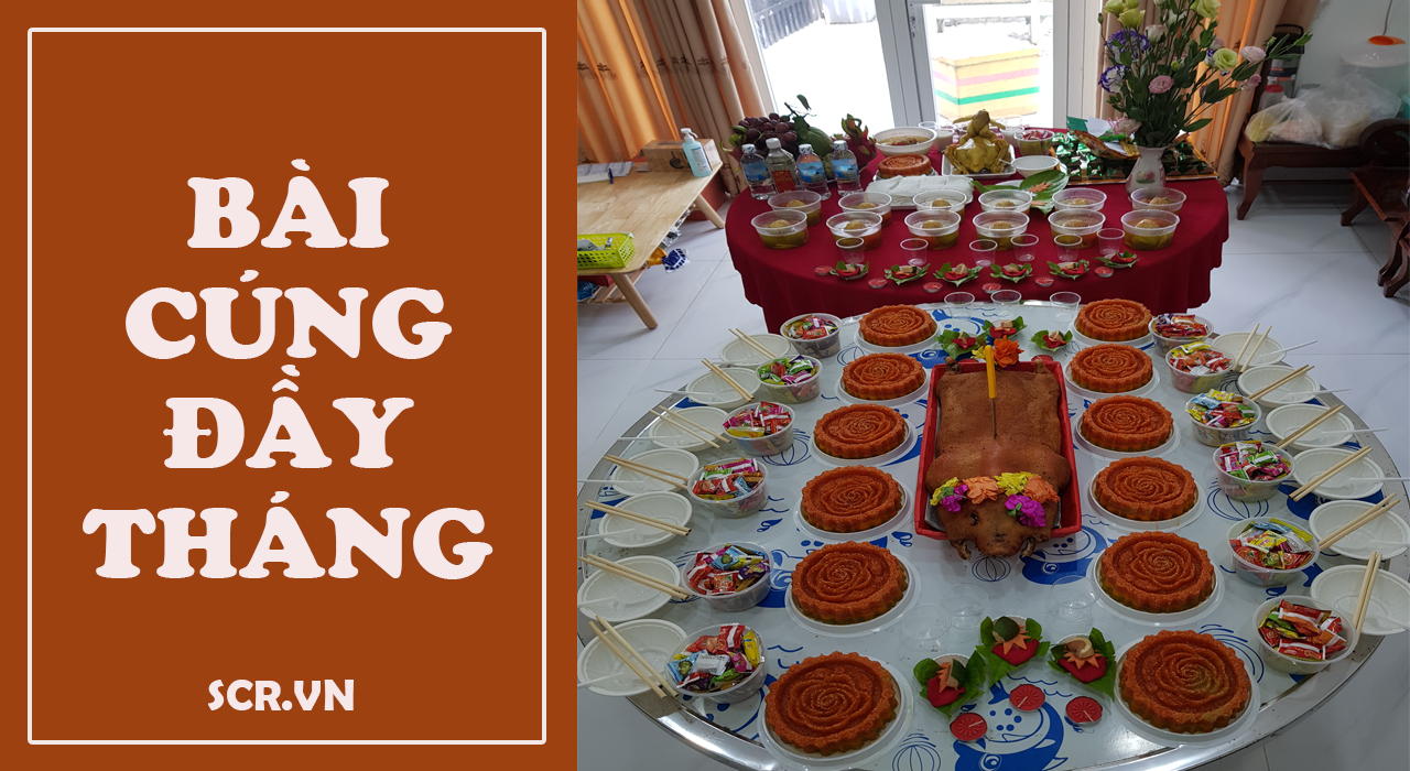 Mâm cúng đầy tháng cho bé trai đầy đủ nhất