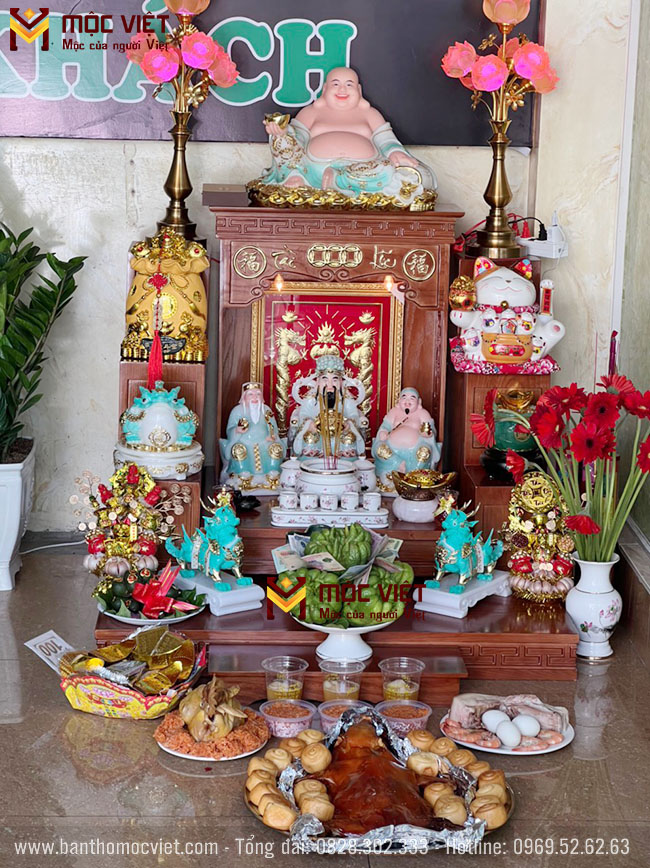 Mâm cúng Thần Tài hàng ngày đúng phong thủy