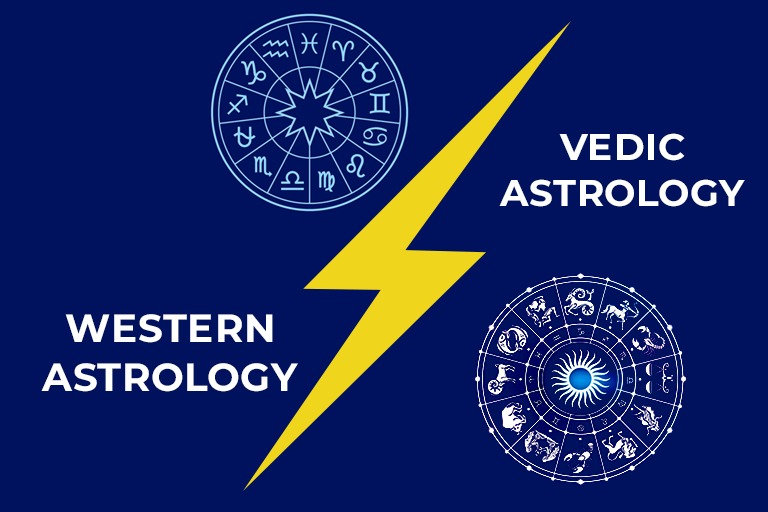 So sánh sự khác biệt giữa Vedic và Western astrology