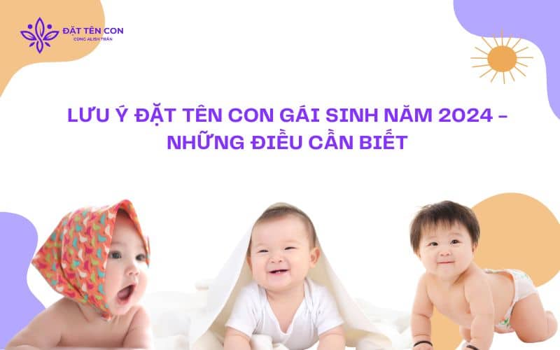 Chấm điểm tên con gái đẹp năm 2024