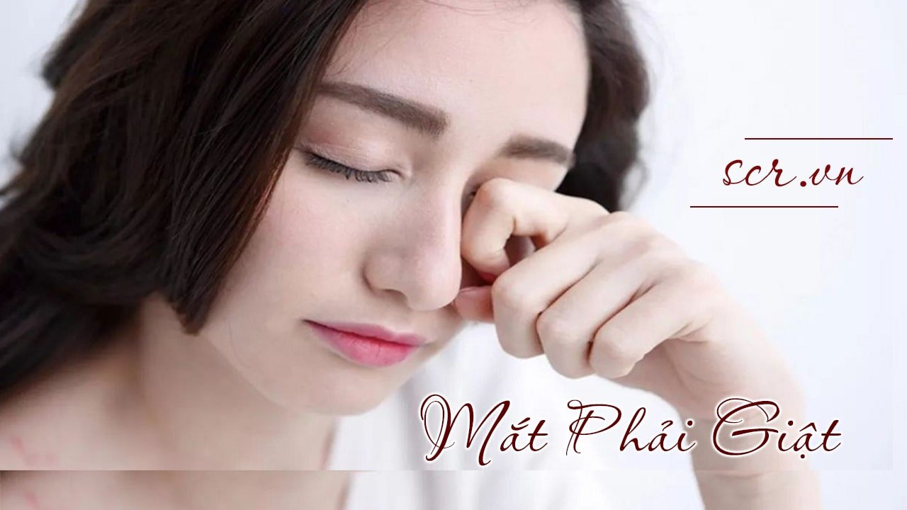 Mắt phải nam bị giật liên tục